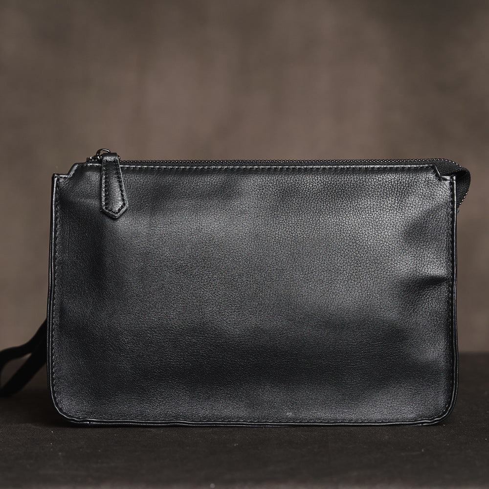 Horizontal boys' clutch bag, business commuter men's bag, new casual men's work bag