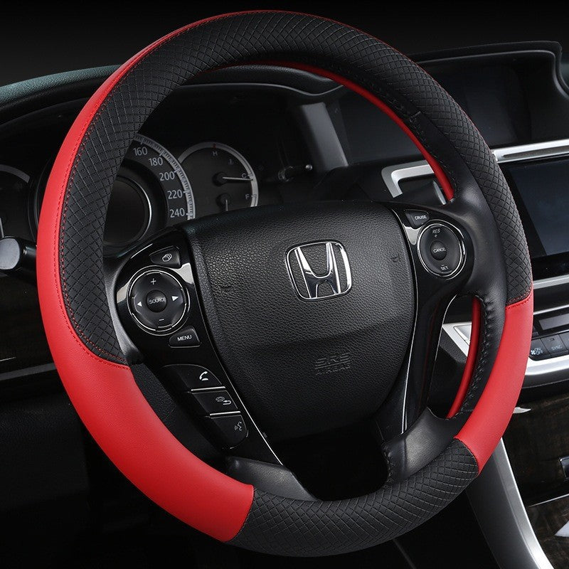 Manufacturers wholesale car steering wheel cover four seasons anti-slip sweat wicked car handlebar cover fashion thin decorative interior supplies