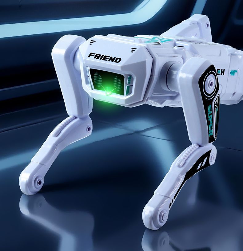 Explosive children's AI simulation robot dog intelligent voice bionic remote control mechanical dog robot toy stall wholesale