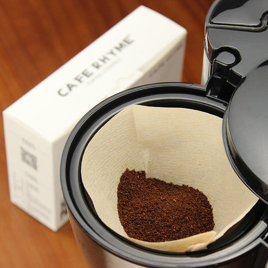 Original color unbleached coffee fan-shaped filter bag thickened 2-4 servings hand-washed filter paper coffee utensils set solid color