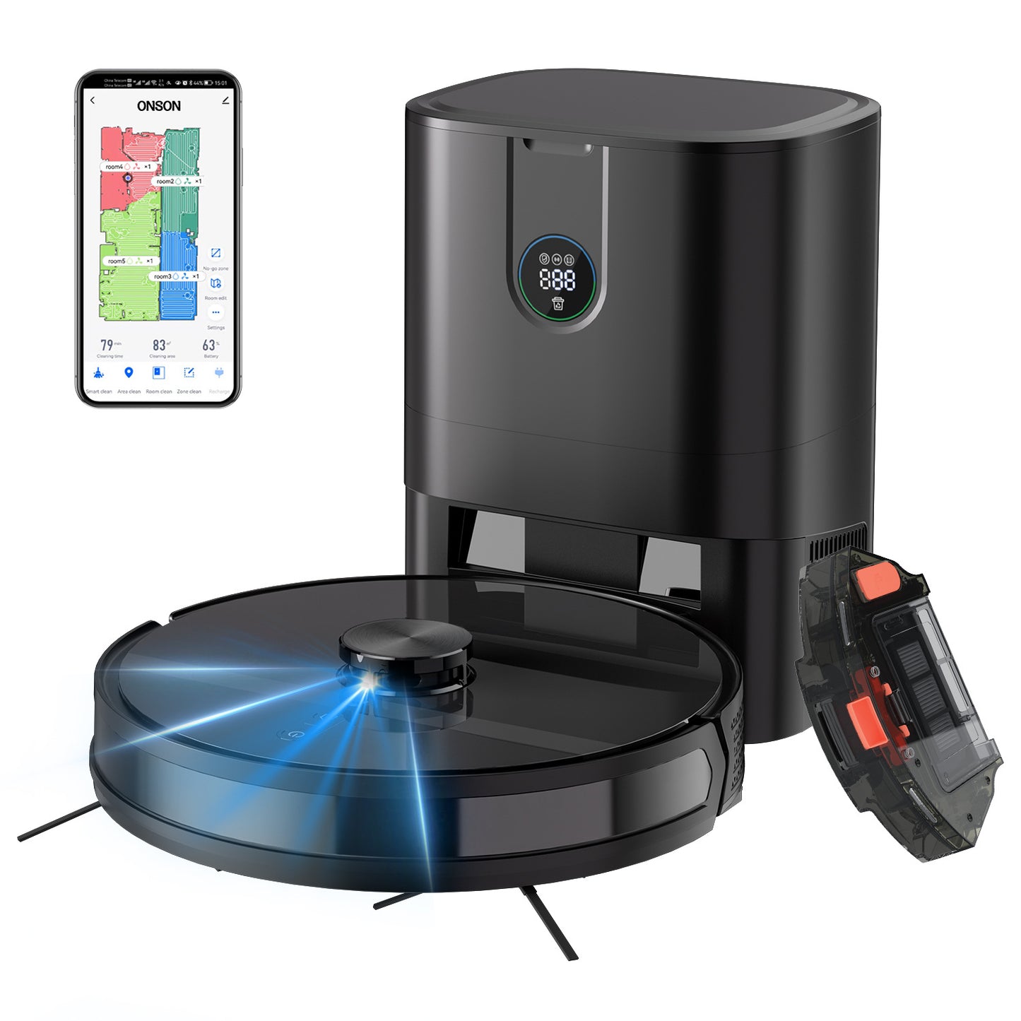 Self-cleaning sweeping robot vacuum cleaner X20 sweeping suction and mopping three-in-one climbing mat automatically recharges water loading and unloading