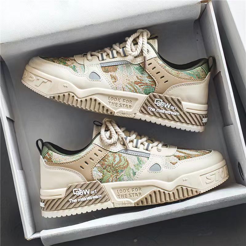 Men's Shoes Summer 2023 New Non-slip Canvas Little White Shoes Men's Trendy Shoes Breathable and Versatile Casual Sports Board Shoes