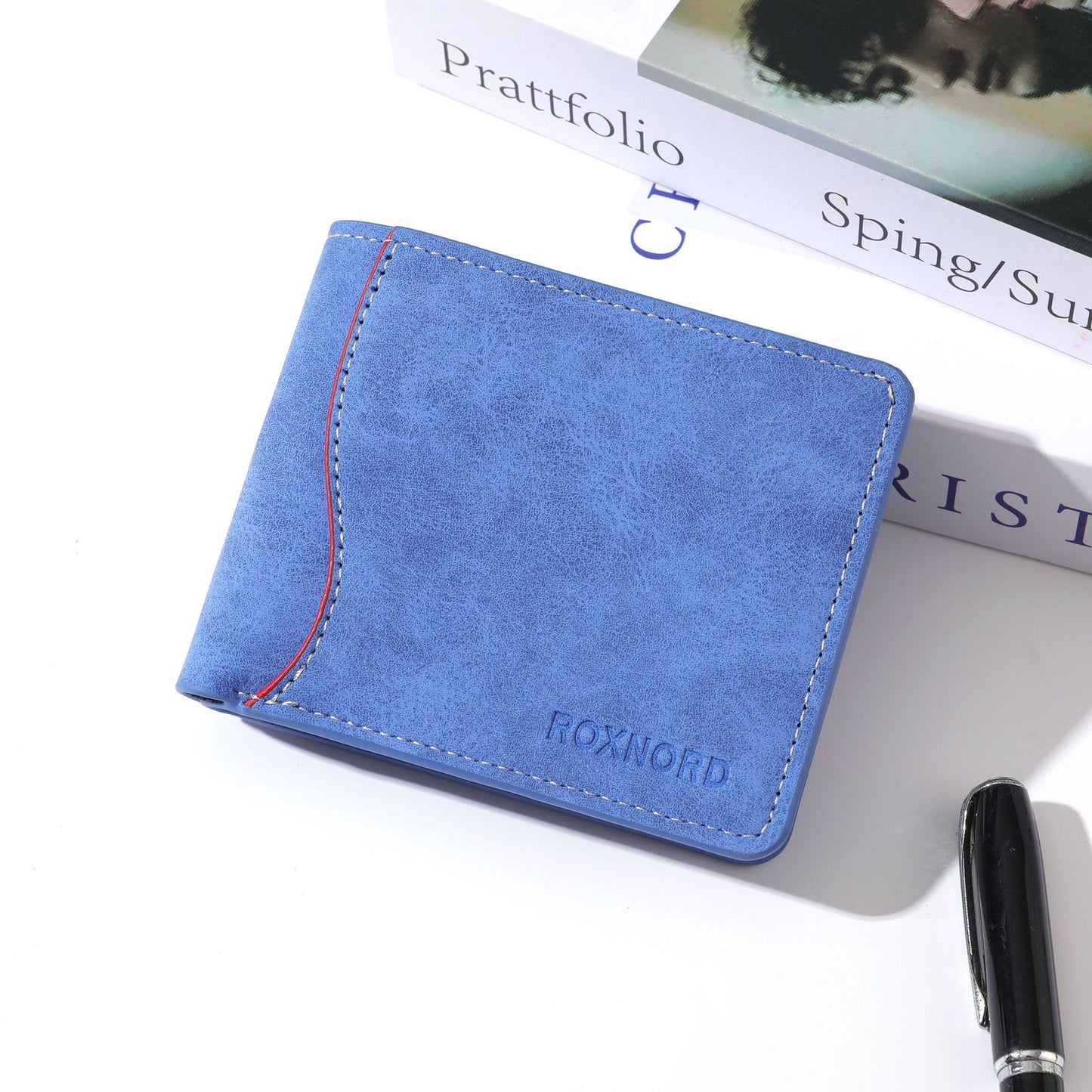 Wallet men's high-end large capacity multi-card wallet men men's PU wallet short wallet wallet men