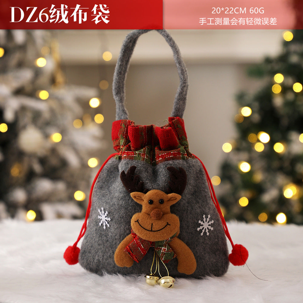 Christmas gift apple bag tote bag adult children children Christmas gift decoration high-end gift bag