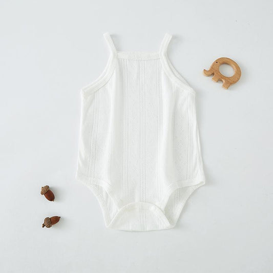 Baby bag fart clothes, summer thin bottom, inner suspenders, breathable, summer baby vest, Hargi, newborn crawling suit