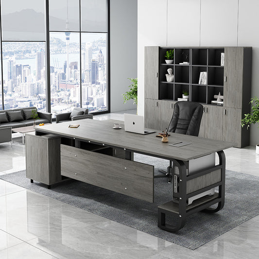 General Manager's Desk, Desk and Chair Combination, Boss Desk, Simple and Modern Executive Desk, Executive Desk, Executive Desk