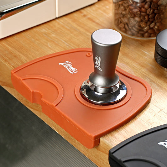 Bincoo coffee powder pad bar coffee machine non-slip silicone pad Italian coffee handle powder hammer cloth powder appliance