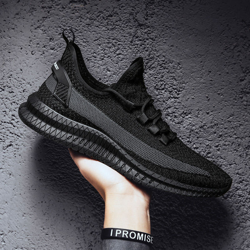 2025 Breathable Casual Shoes, Men's Sneakers, Versatile Mesh Shoes, Cloth Shoes, Flying Weave Shoes, Spring Men's Shoes, Comfortable and Versatile