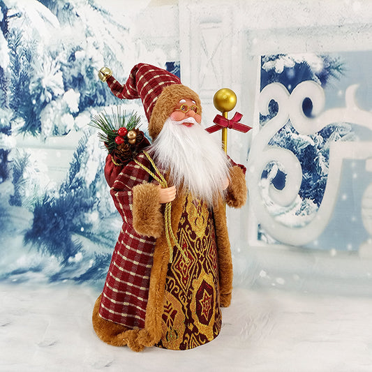 Christmas tree top star old man new Santa Claus ornament doll Christmas gift vibe decoration holiday gifts