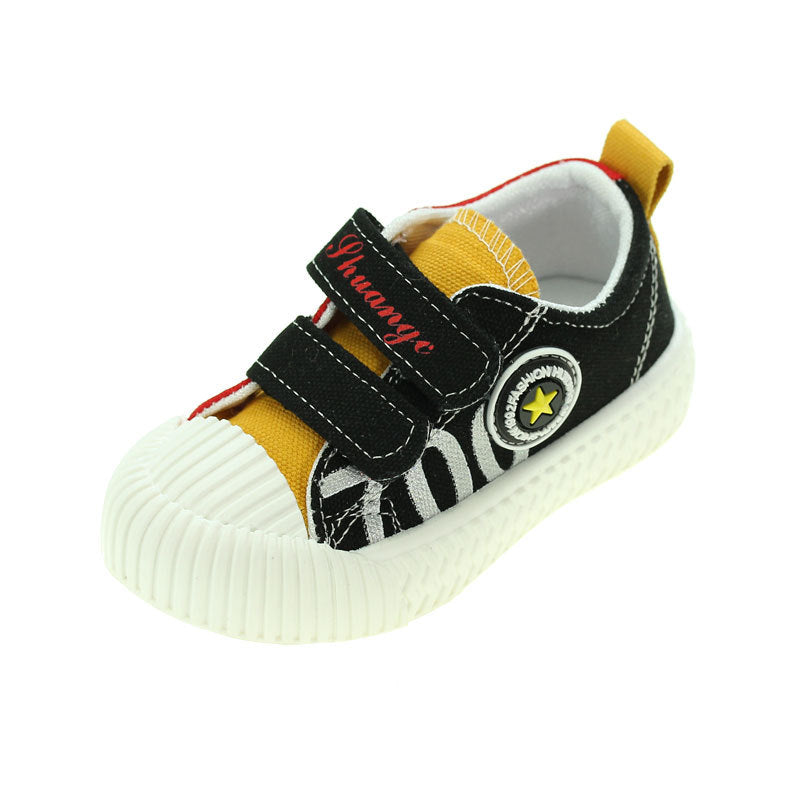 Children's canvas shoes, baby toddler shoes, sneakers, boys' board shoes, soft-soled girls' cloth shoes, 1-3 years old, 2 spring and autumn children