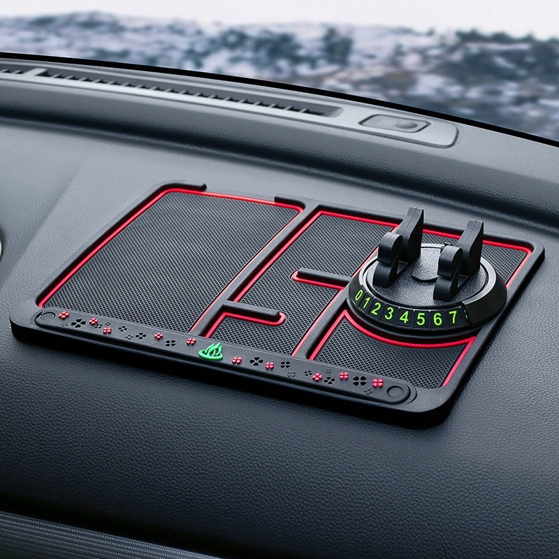 Car mobile phone holder, car anti-slip pad, car navigation, instrument panel, car sunscreen, multi-functional storage mat decoration