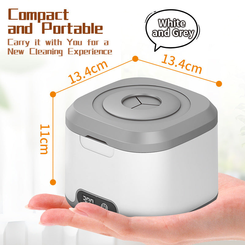 Amazon Ultrasonic Denture Cleaning Machine UV Disinfection Ultrasonic Cleaner Home Denture Cleaner