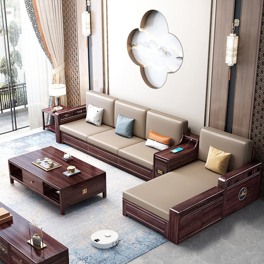 Wooden sofa