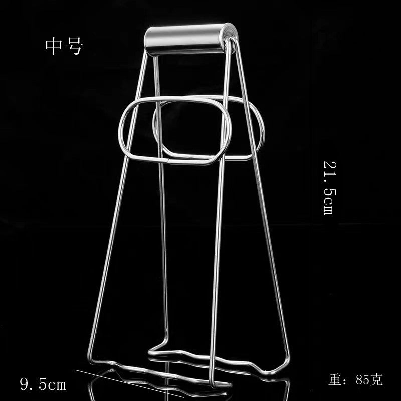 Stainless steel anti-scalding clip kitchen household tray lifter plate lift clip non-slip bowl clamp tool manufacturer spot wholesale