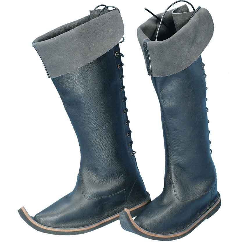 2022 Medieval Viking Amazon Independent Station Europe and the United States New Pointed Toe Nordic Retro Pirate Plus Size Men's Boots