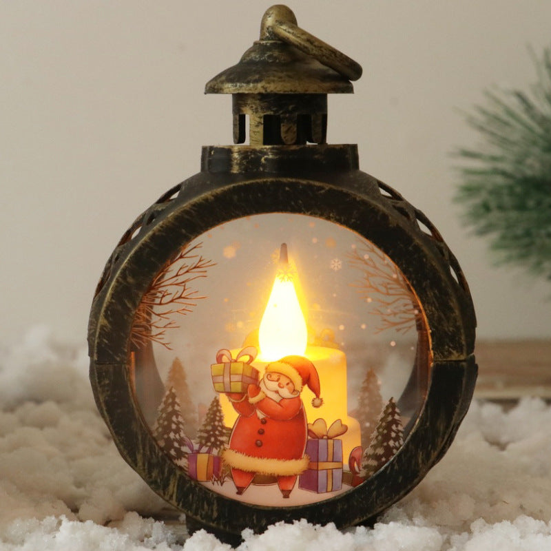 Christmas decorations, retro night lights, glowing gifts, window ornaments, table decorations, props, atmosphere pendants