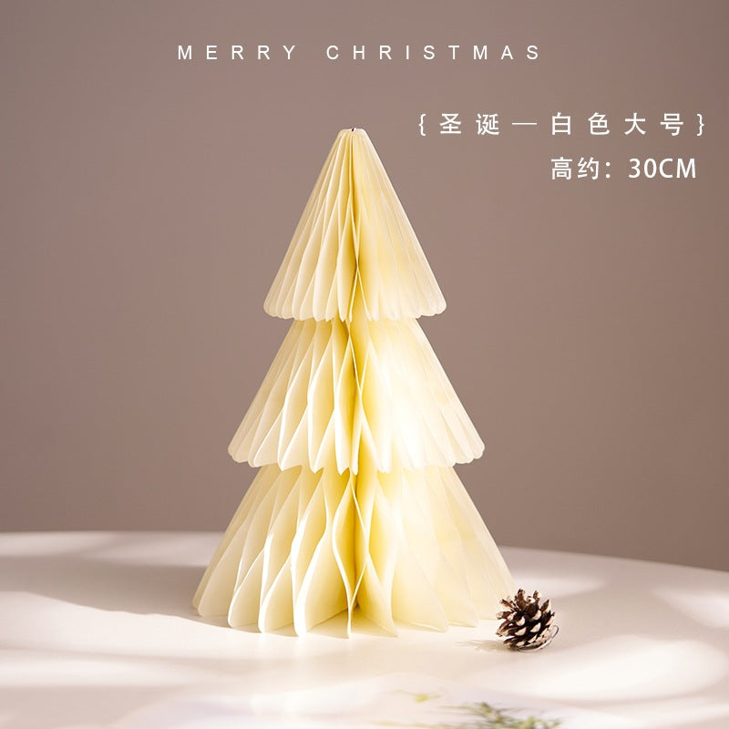 Christmas 2025 Decorations Mini Wooden Christmas Tree Tabletop Ornaments Pendant Scene Arrangement Kids Small Gifts