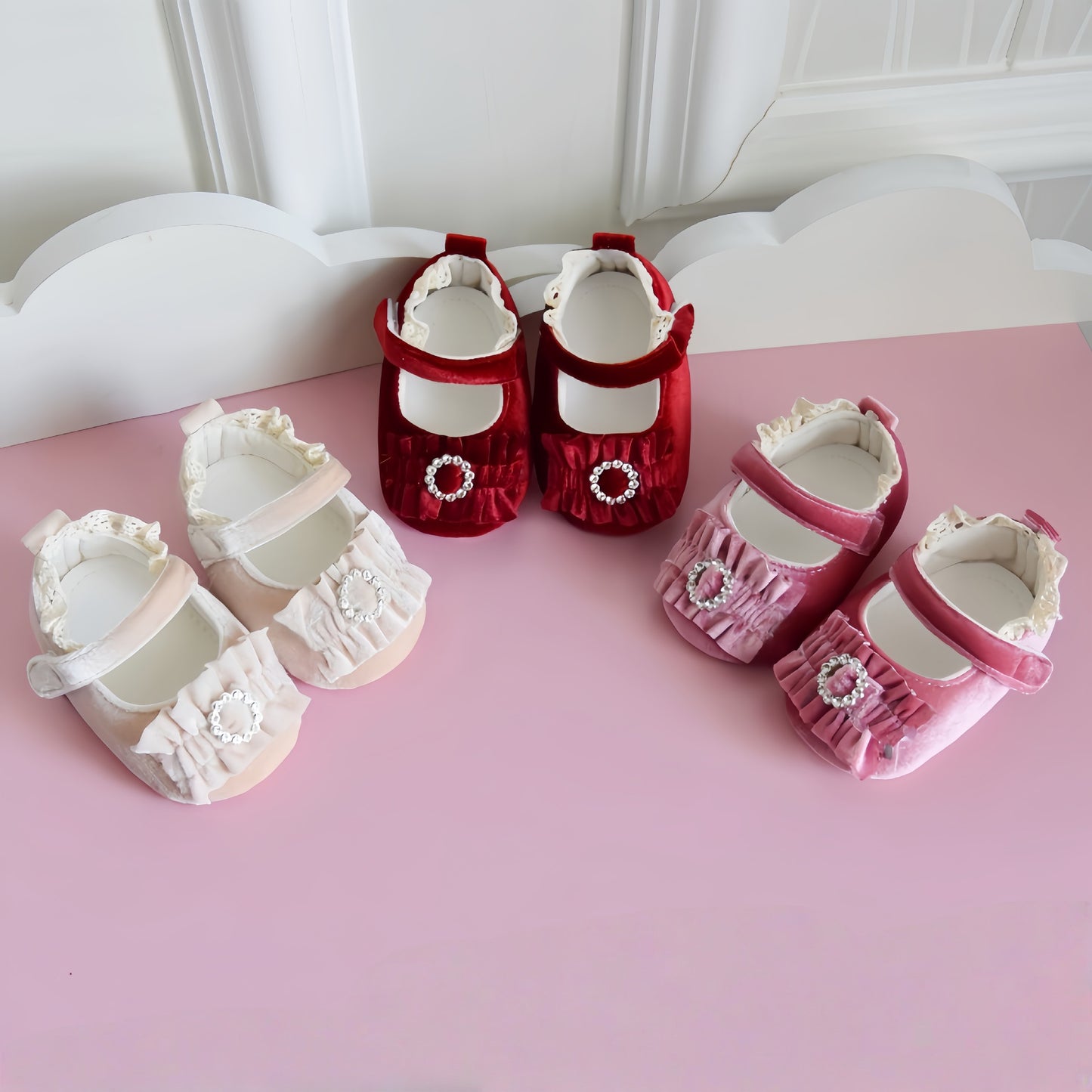 Baby shoes 2025 new baby girl princess single shoes soft sole non-slip toddler shoes spring and autumn Korean version one piece dropship