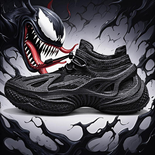 2025 Summer and Autumn New Men's Shoes Mesh Breathable Men's Shoes Personality Trend Flying Woven Shoes Men's Live Broadcast Trendy Shoes Wholesale