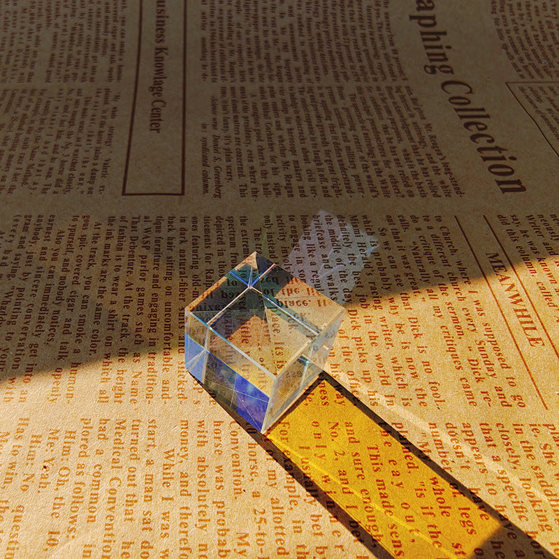 Sun Catcher, Color, Prism, Cube, Light, Colorful Refraction, Plating Tabletop Ornaments, Sunshine Girls' Day Gifts