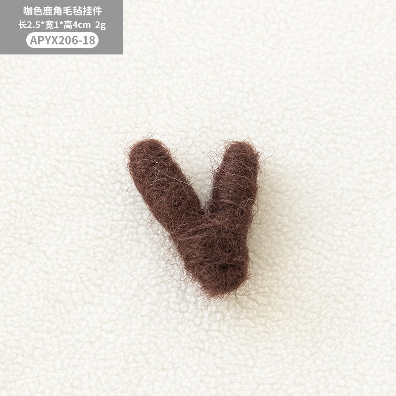 Christmas Decorations Creative Christmas Tree Cartoon Elk Felt Pendant DIY Material Doll Christmas Gifts