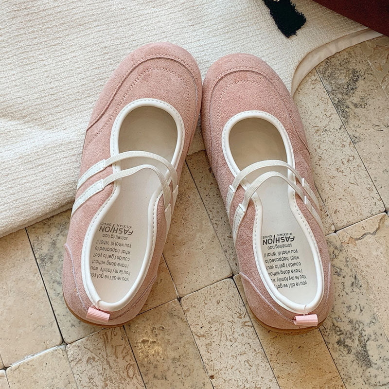 Flat Silver Ballet Style Mary Jane Single Shoes Women's Shoes Spring Summer 2025 New Soft Sole Slip-On Casual Shoes