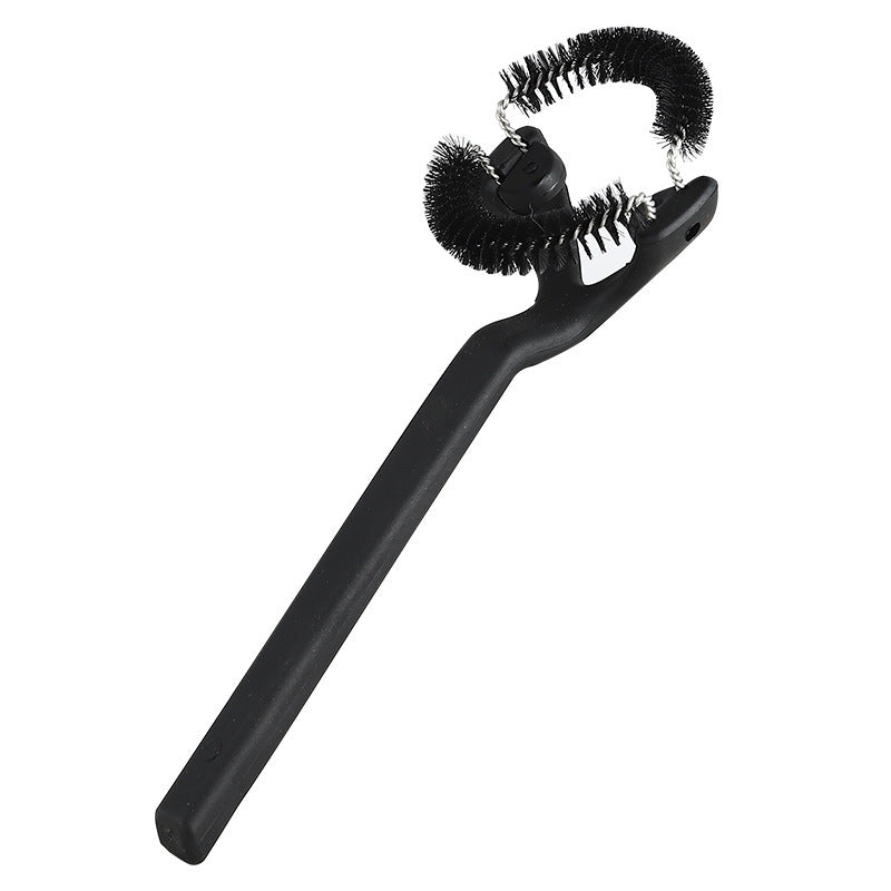 Espresso bristle brush, semi-automatic coffee brewing machine, coffee head brewing cleaning brush, long handle coffee machine, special accessories