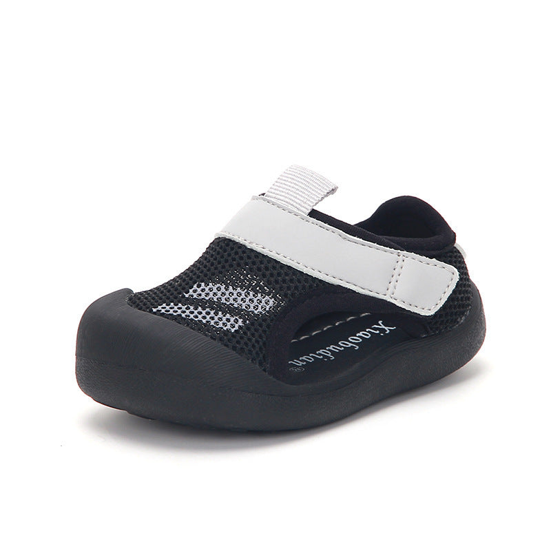 Baby summer sandals baby toddler shoes soft sole mesh breathable shoes boys one 1 year old summer toddler shoes women