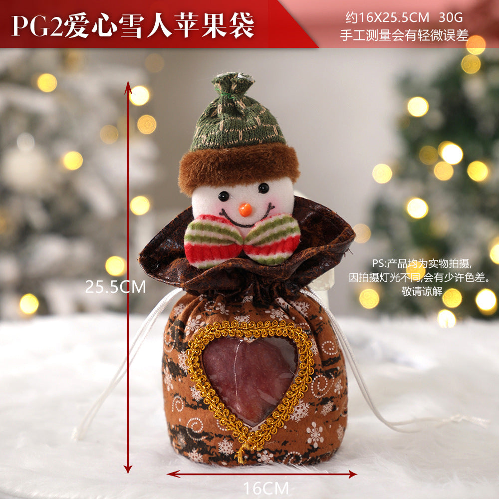 Christmas gift apple bag tote bag adult children children Christmas gift decoration high-end gift bag