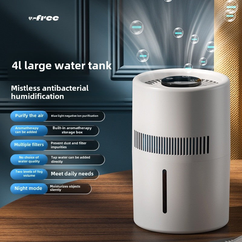 Cross-border fog-free humidifier home office desktop air sterilization purifier bedroom antibacterial pregnant mother and baby