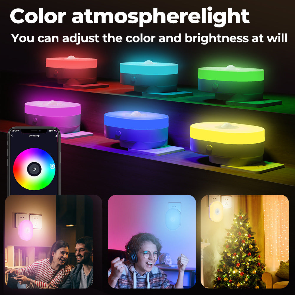 Tuya smart home Wifi night light infrared human body sensing sensing night light APP remote control voice timing