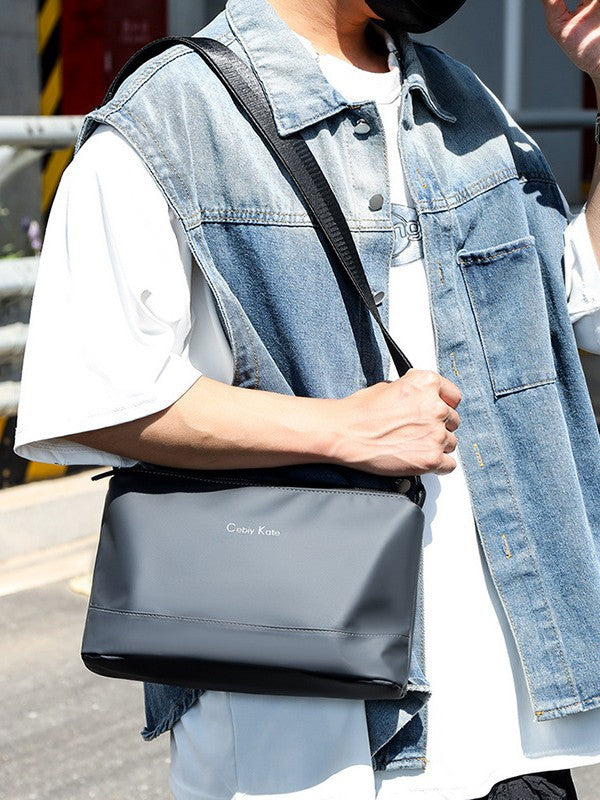 Men's Premium Crossbody Bag 2026 New Business Commuter Waterproof Backpack Korean Lightweight Shoulder Bag