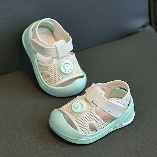Toddler shoes girls' baby sandals summer baby shoes boys' soft-soled sandals are non-slip and wear-resistant