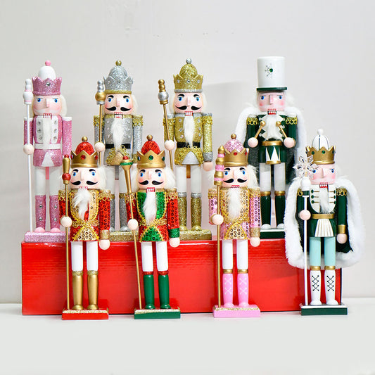 12inch new 30CM nutcracker Christmas ornament ornament tabletop Christmas walnut soldier manufacturer