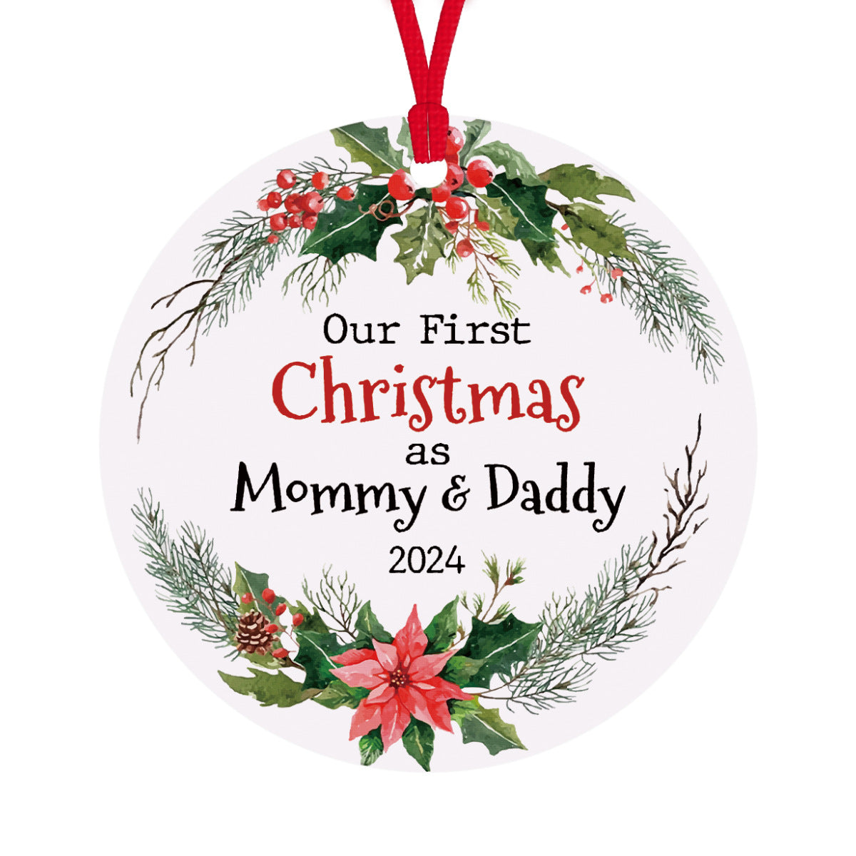 Cross border acrylic Christmas ball tree ornaments craft hanging decoration art pendant decoration scene decoration