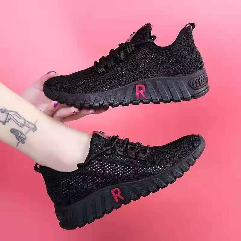 Women's cross-border new fashion versatile casual shoes women's cloth shoes flat shoes trendy sneakers women's wholesale