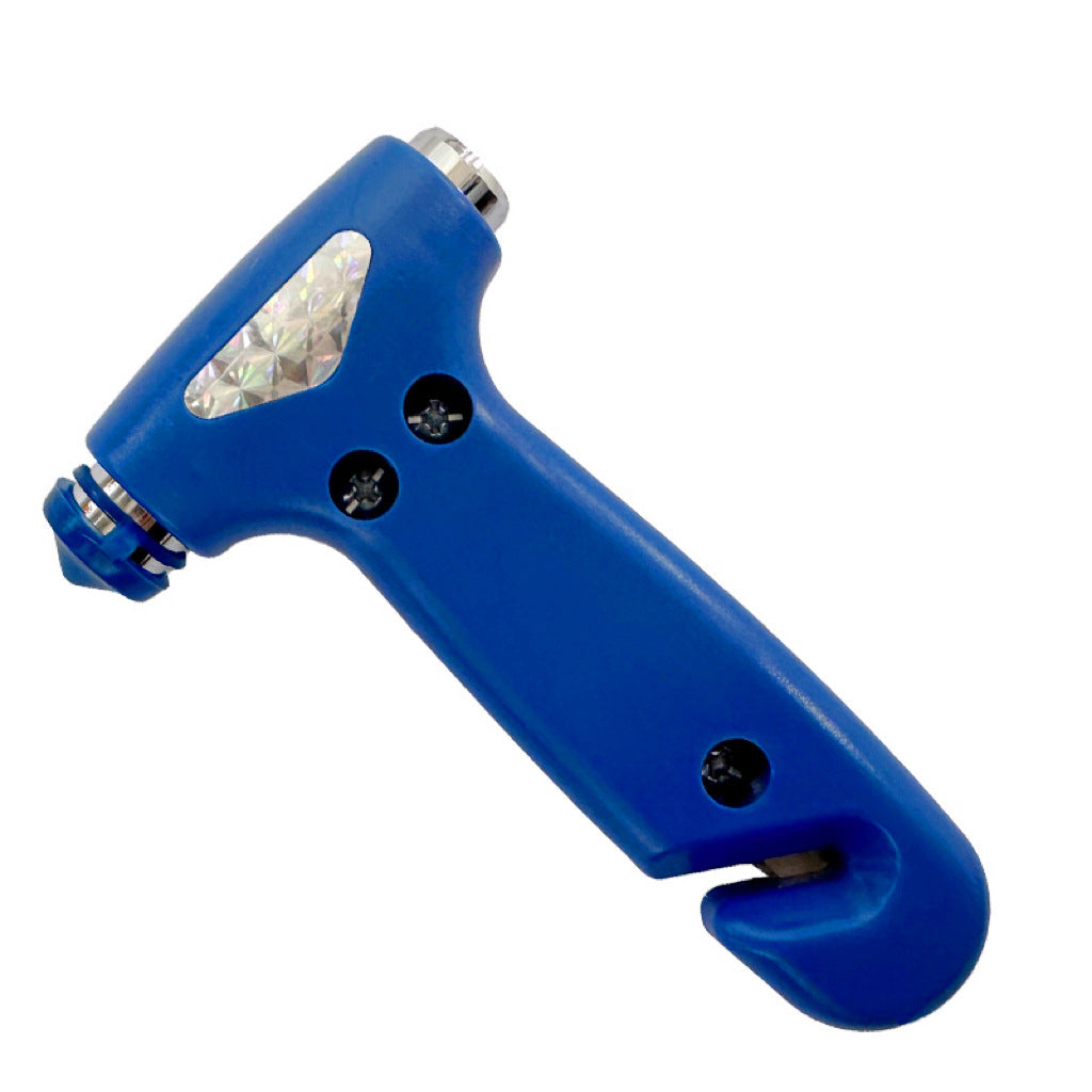 Vehicle safety hammer broken window, self-driving emergency tool, multi-functional two-in-one solid fire escape, breaking the life-saving hammer