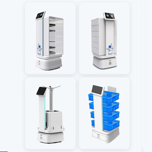 Intelligent Industrial Delivery Robot AGV Moving Vehicle Factory Workshop Unmanned Distribution Machine 200KG Automatic Delivery