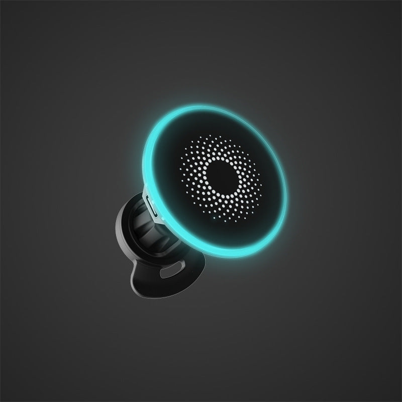 Factory spot car magnetic phone holder wireless charger 15W fast charging with LED touch light wireless charging