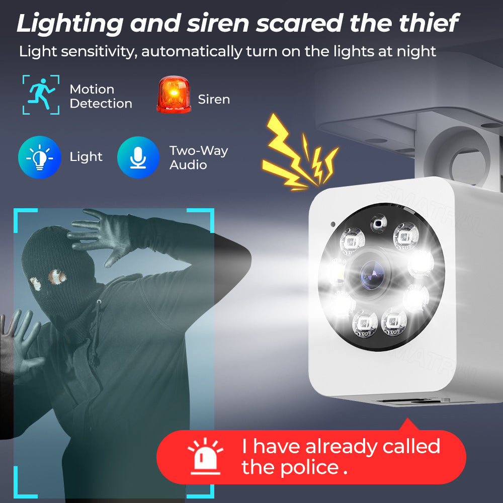 Smart home security human body monitoring 1080 HD remote voice intercom wireless graffiti wifi camera