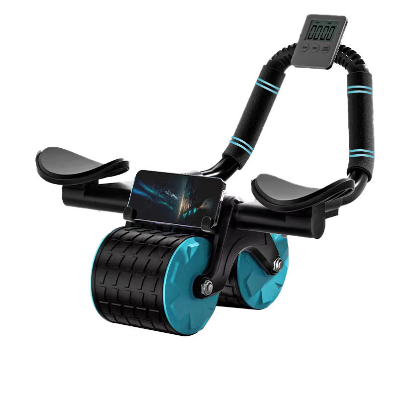Abdominal wheel automatic rebound men's and women's abdominal curl wheel, new fitness equipment, artifact sports, home exercise, abdominal muscle wheel exercise