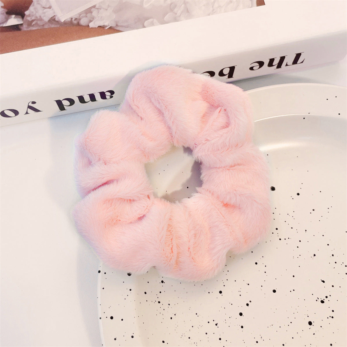 Plush hair ring large intestine ring fairy autumn and winter new ins sweet head rope female simple and versatile girl headwear hair rope