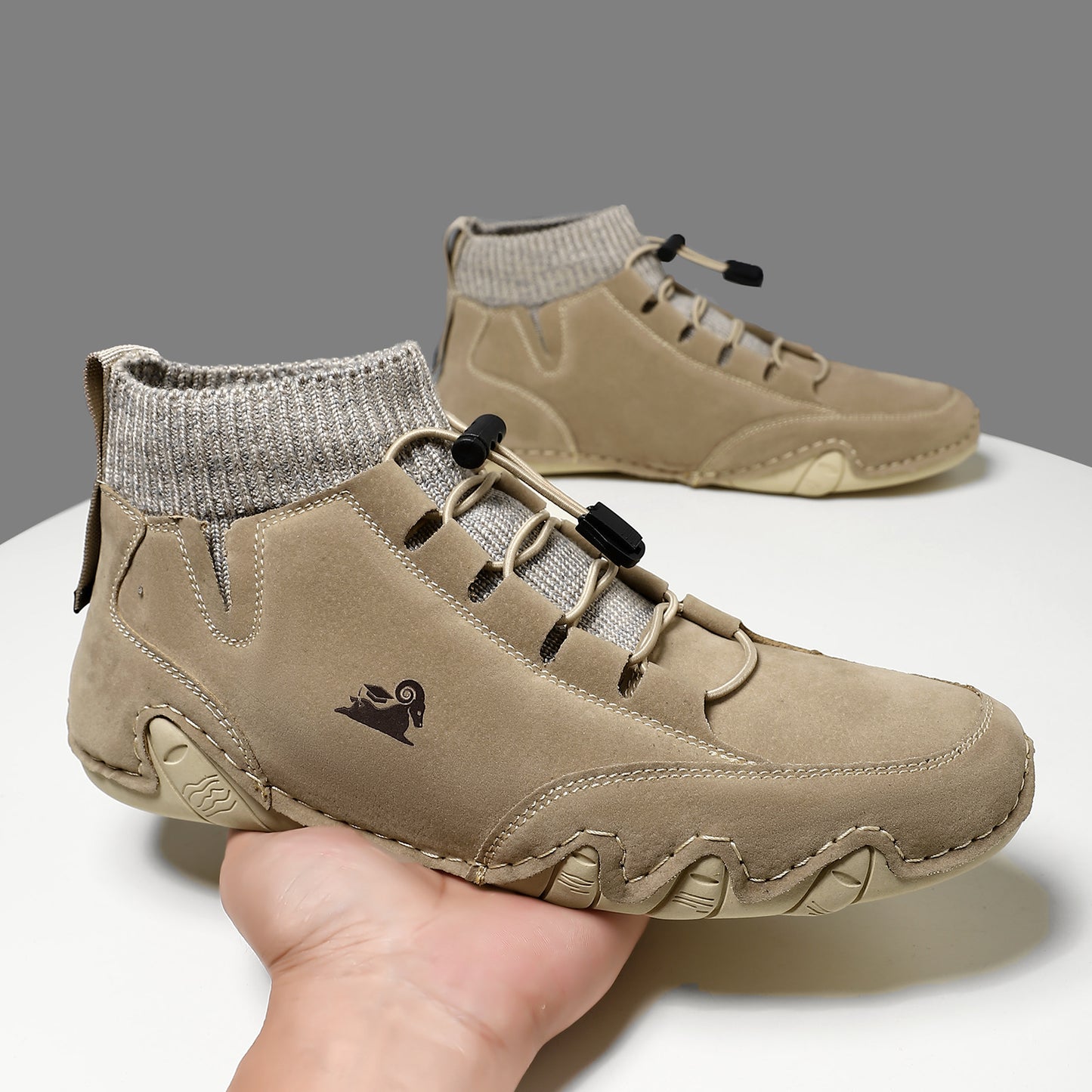 LDECK men's and women's shoes cross-border socks mouth Martin boots high top octopus casual boots independent station plus size men's shoes