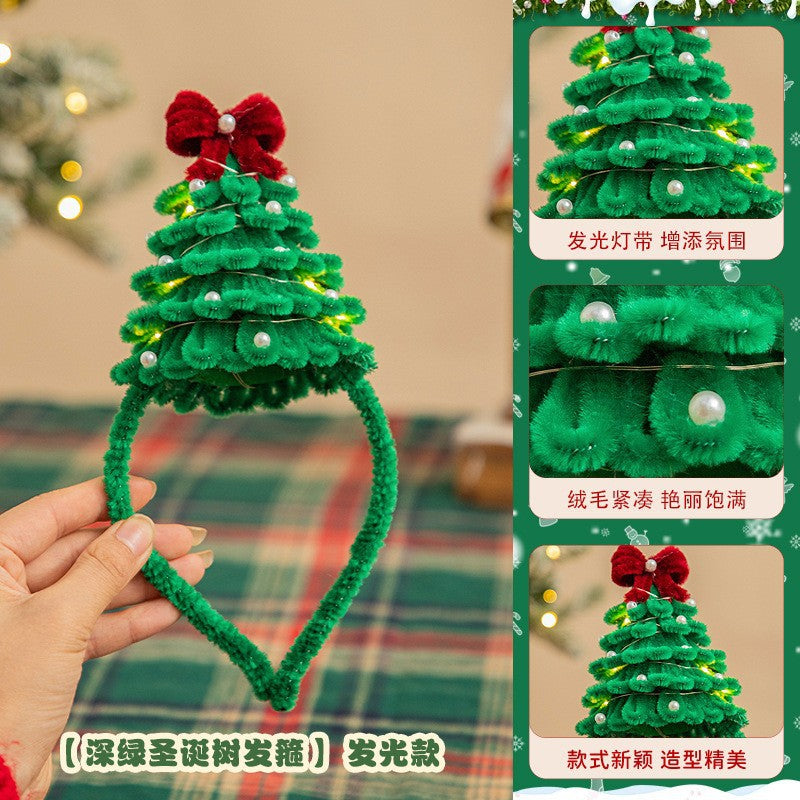 Christmas Hanging Decoration Christmas Tree Car Hanging Decoration Crypto Twist Stick Handmade DIY Material Pack Homemade Creative Gifts