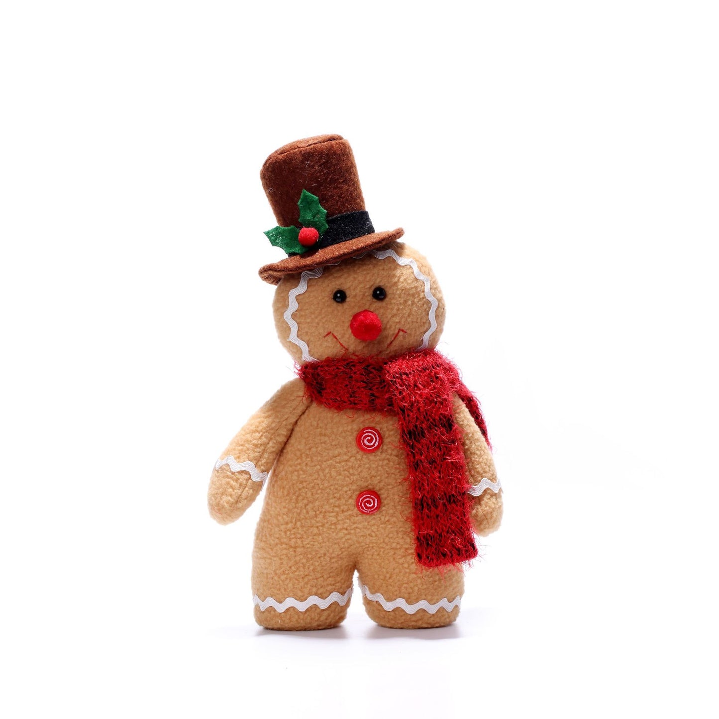 2024 foreign trade new Christmas decoration gingerbread doll dolls European and American toy ornaments wool dwarf dolls