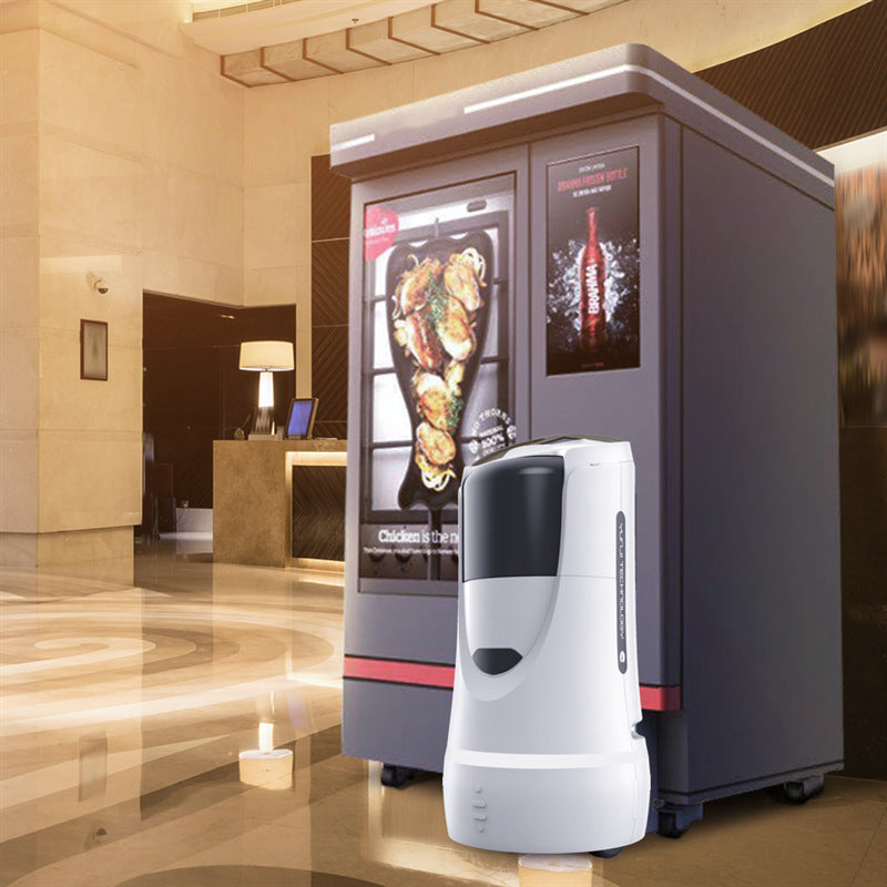 Hotel intelligent delivery welcome two-in-one delivery intelligent robot Hotel food delivery water delivery robot