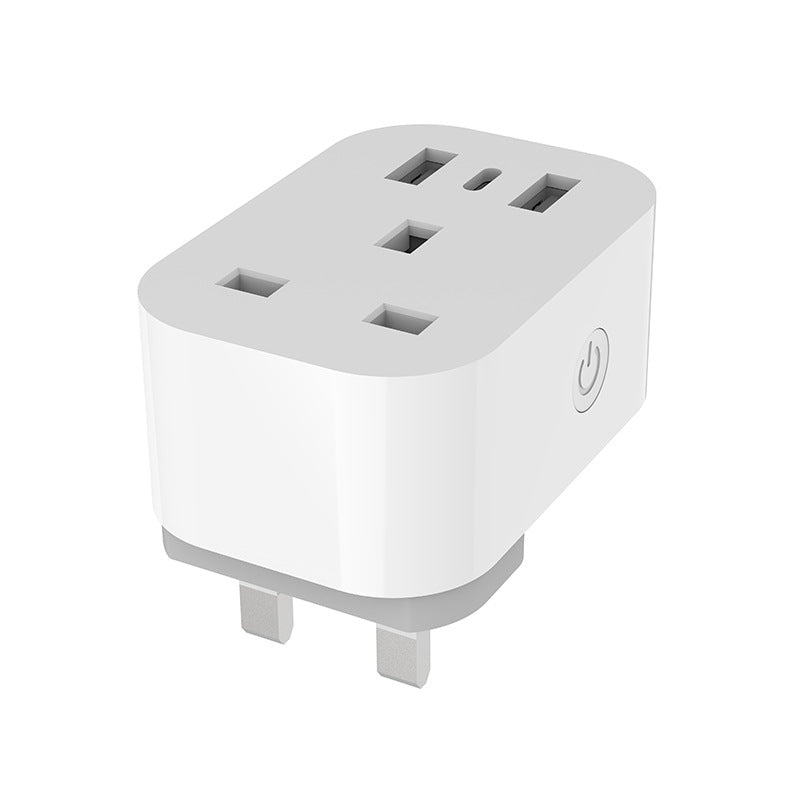 Lianduo Foreign Trade Tuya Home Furnishing remotely controls 13A fast charging USB+wifi smart socket plug at any time