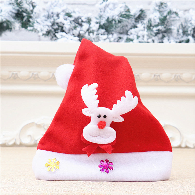 Christmas Glow Christmas Hat Adult Kids Cartoon Hat Snowman Hat for Old Man Christmas Small Gift Party Decoration