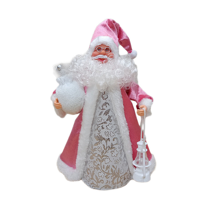 Christmas tree top star old man new Santa Claus ornament doll Christmas gift vibe decoration holiday gifts