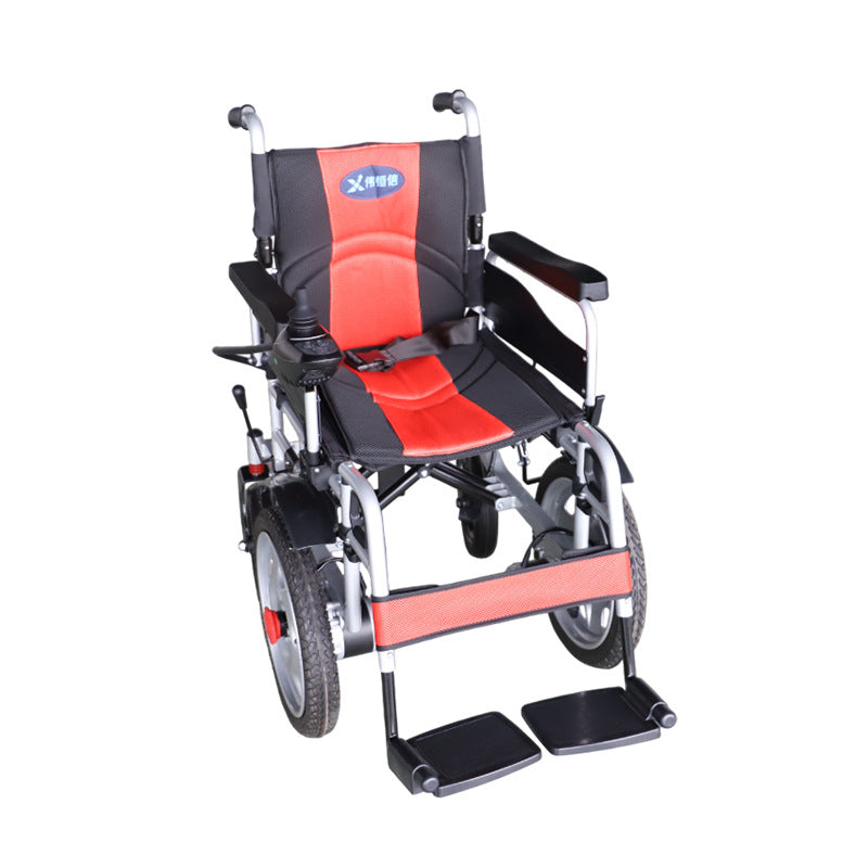 Elderly walking electric vehicle fully automatic folding electric wheelchair high back elderly disabled intelligent scooter